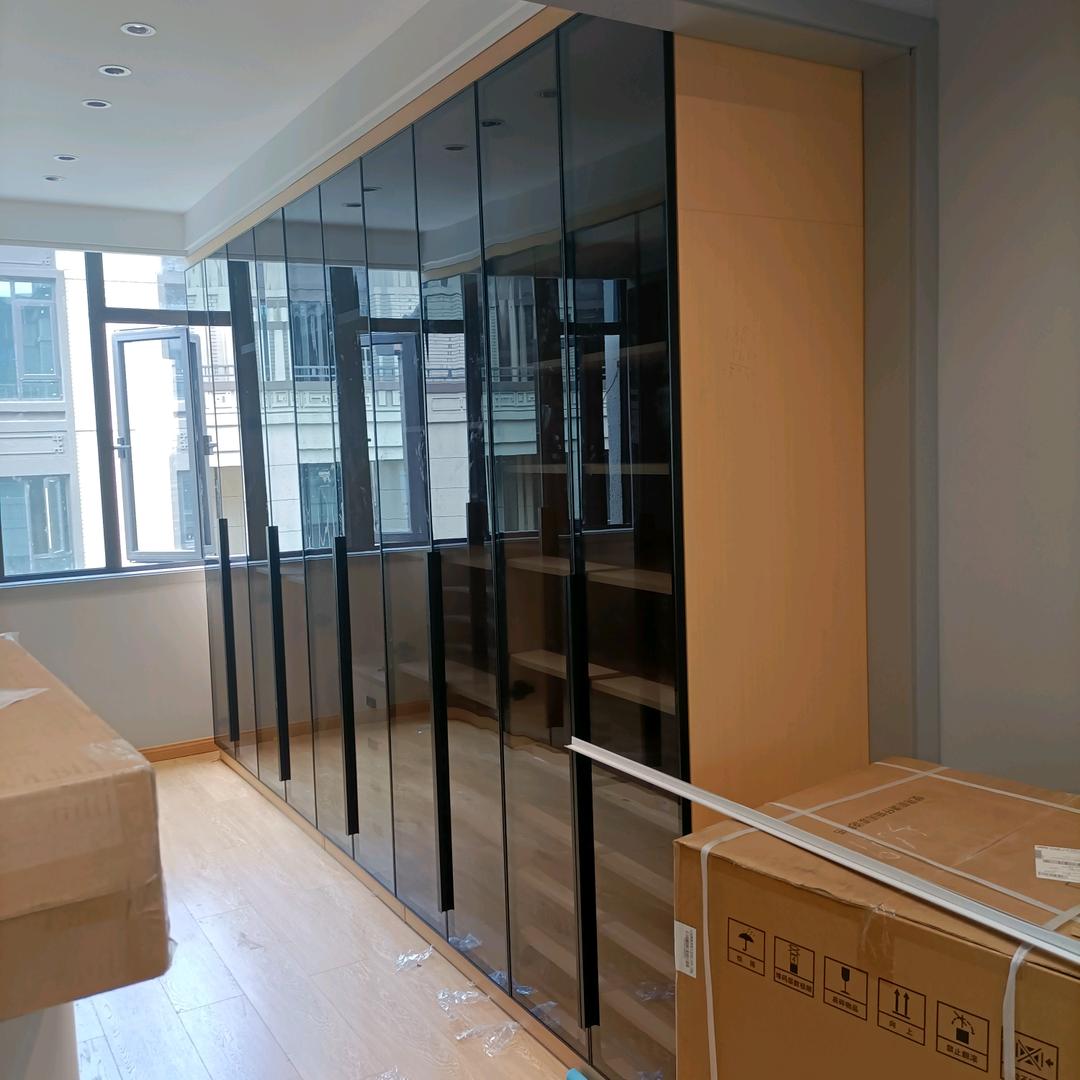 极简玻璃门，玻璃橱柜门板全国发货