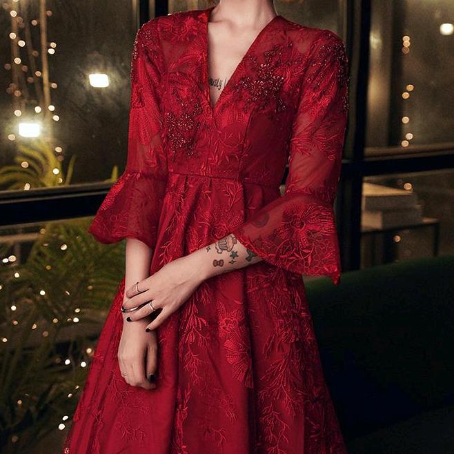绣洛妃中式嫁衣礼服