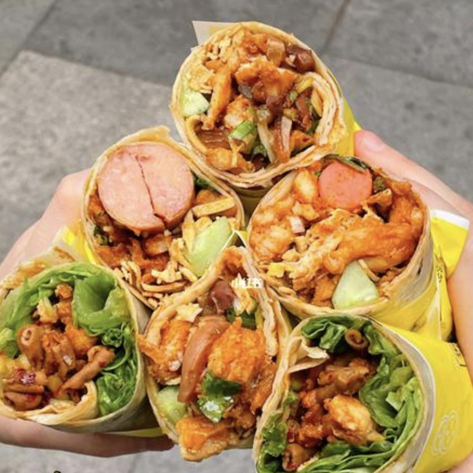 陕西杨凌区苗金动高配把子肉，高配东坡卷饼