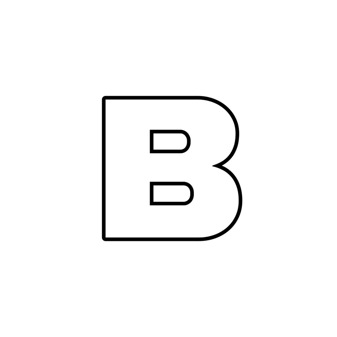 B