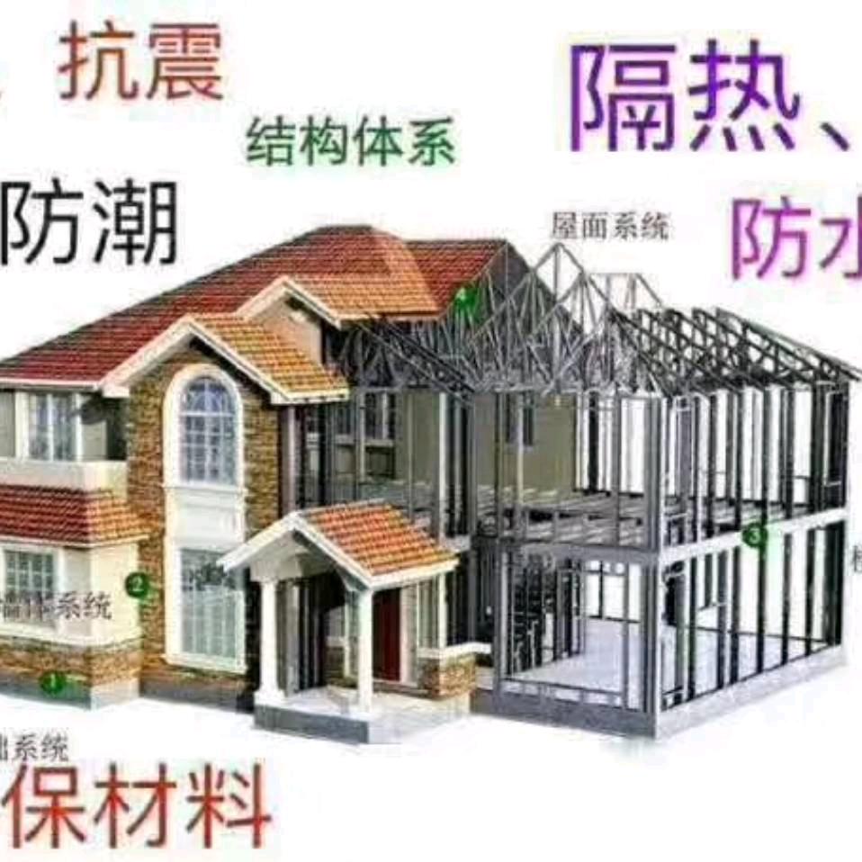 A轻重钢别墅建造设计张