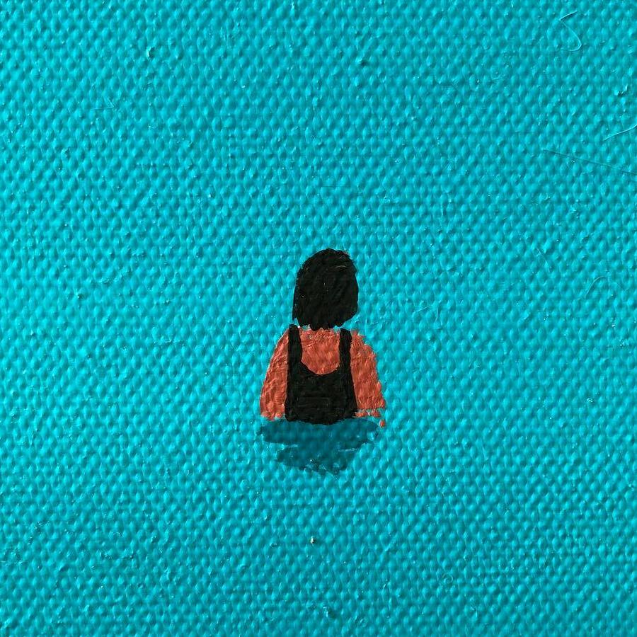 午夜时分流浪的摩托