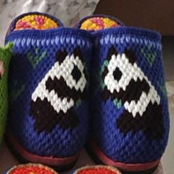 手工毛线鞋出售