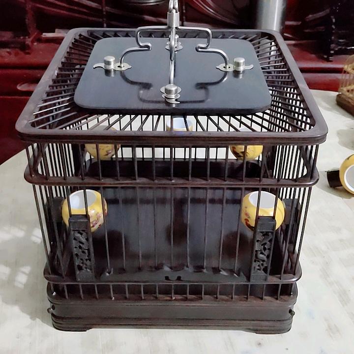 红木鸟笼蝈蝈笼