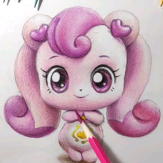 小馒头爱画画