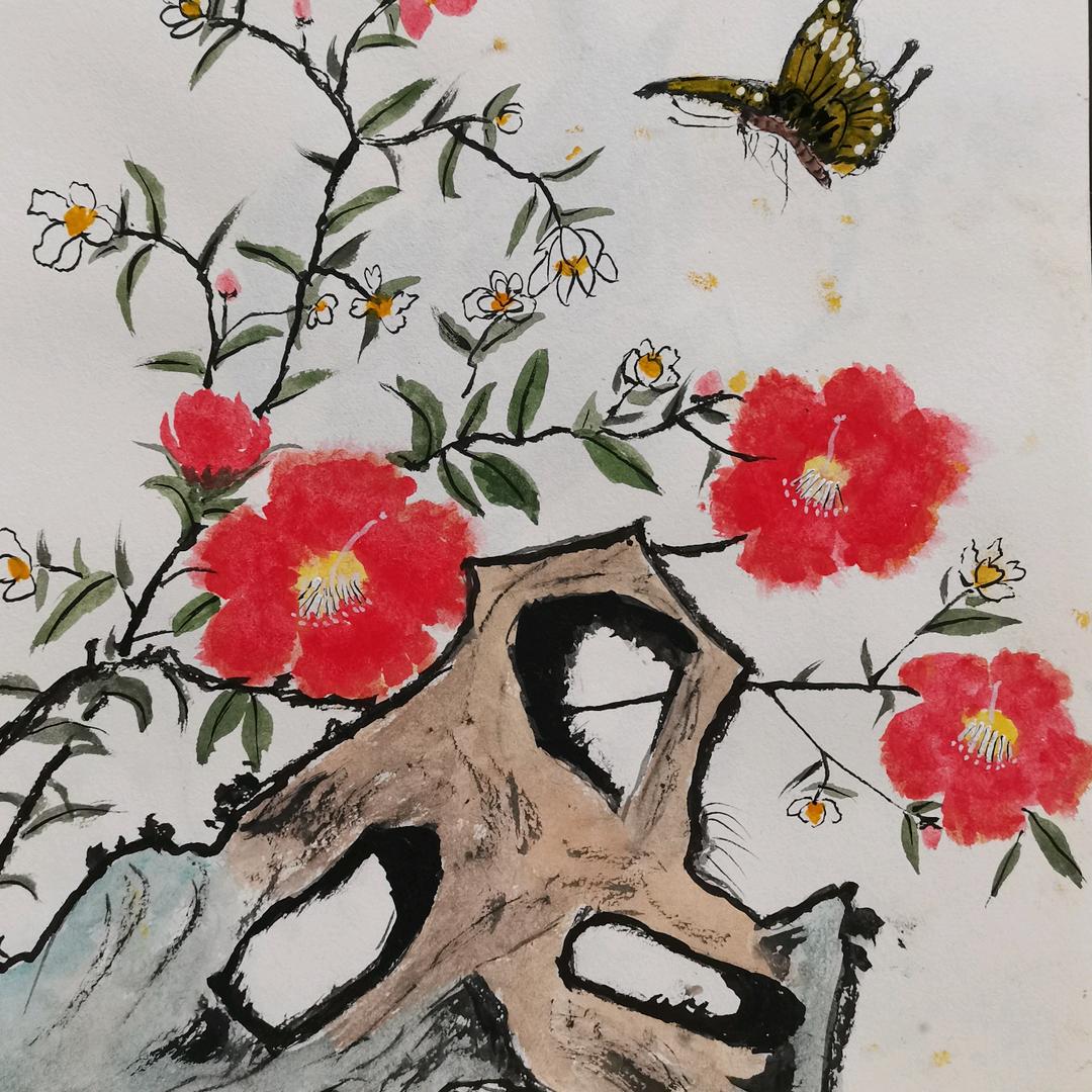 想画就画~鸟语花香