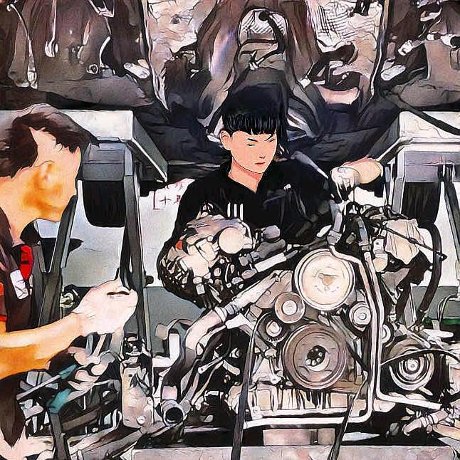 欧冠汽车修理厂  小文