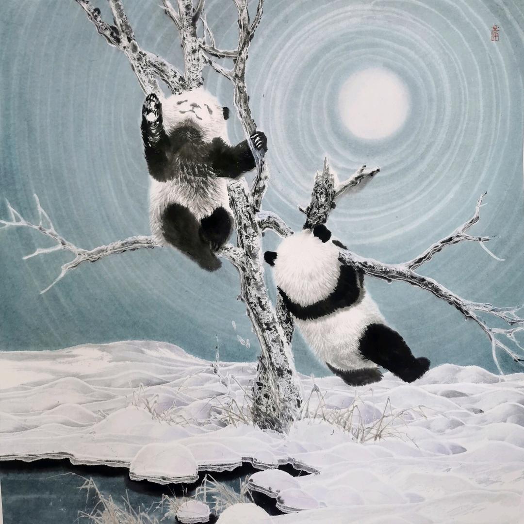 吕延冬冰雪画