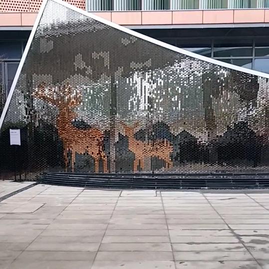 金广鹏风动幕墙 风铃幕墙