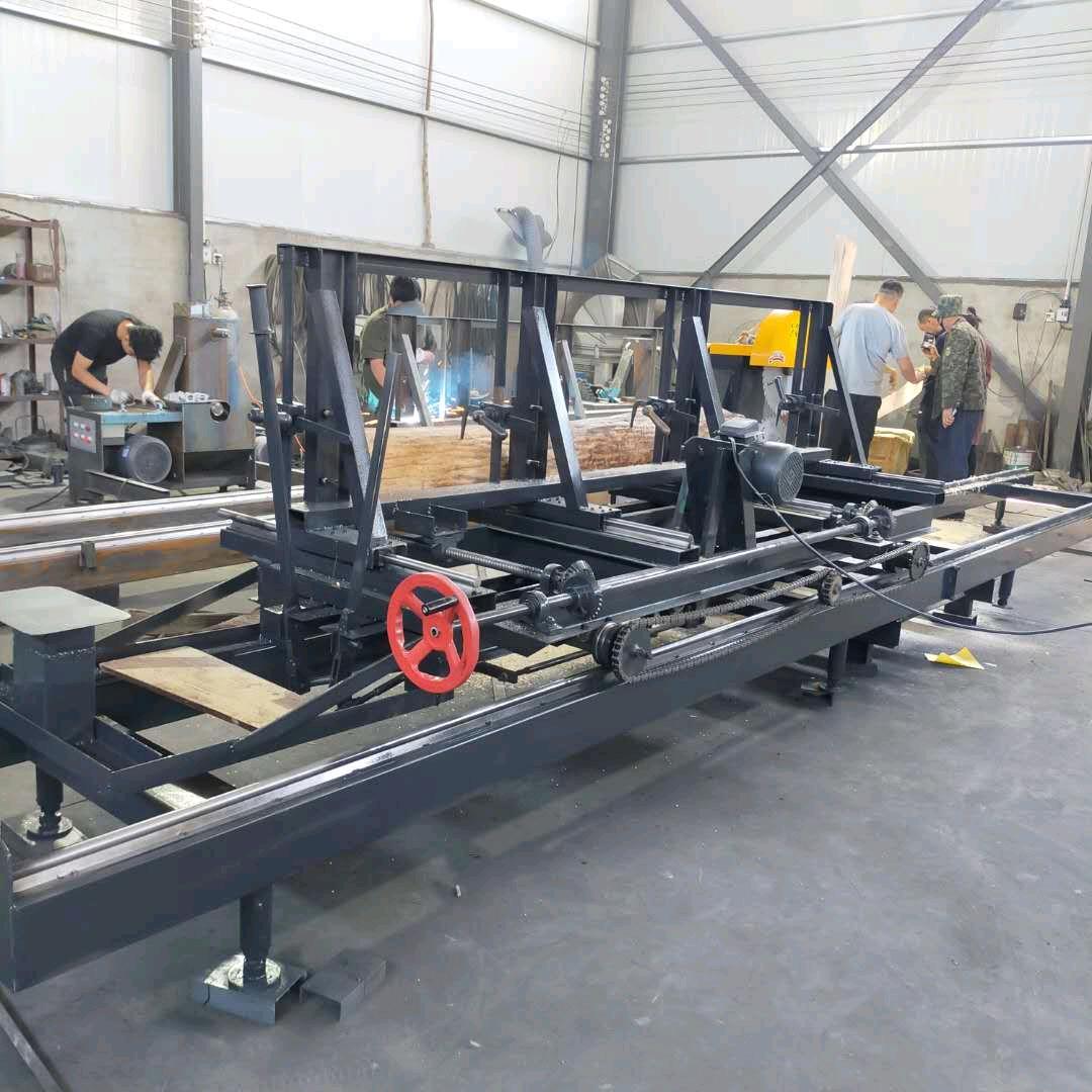 木工机械圆木推台锯方木多片锯