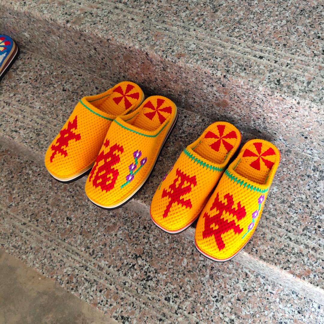 香香手工毛线鞋