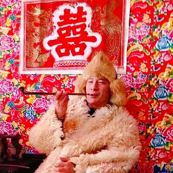 赵公子白桦林冰雪画