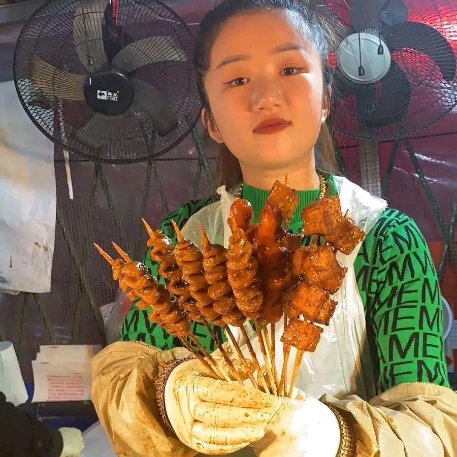 文爱家烤面筋.