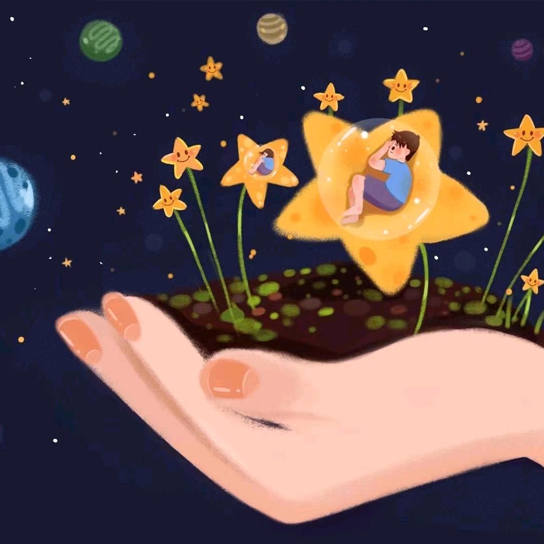 自闭症聪聪爱画画。