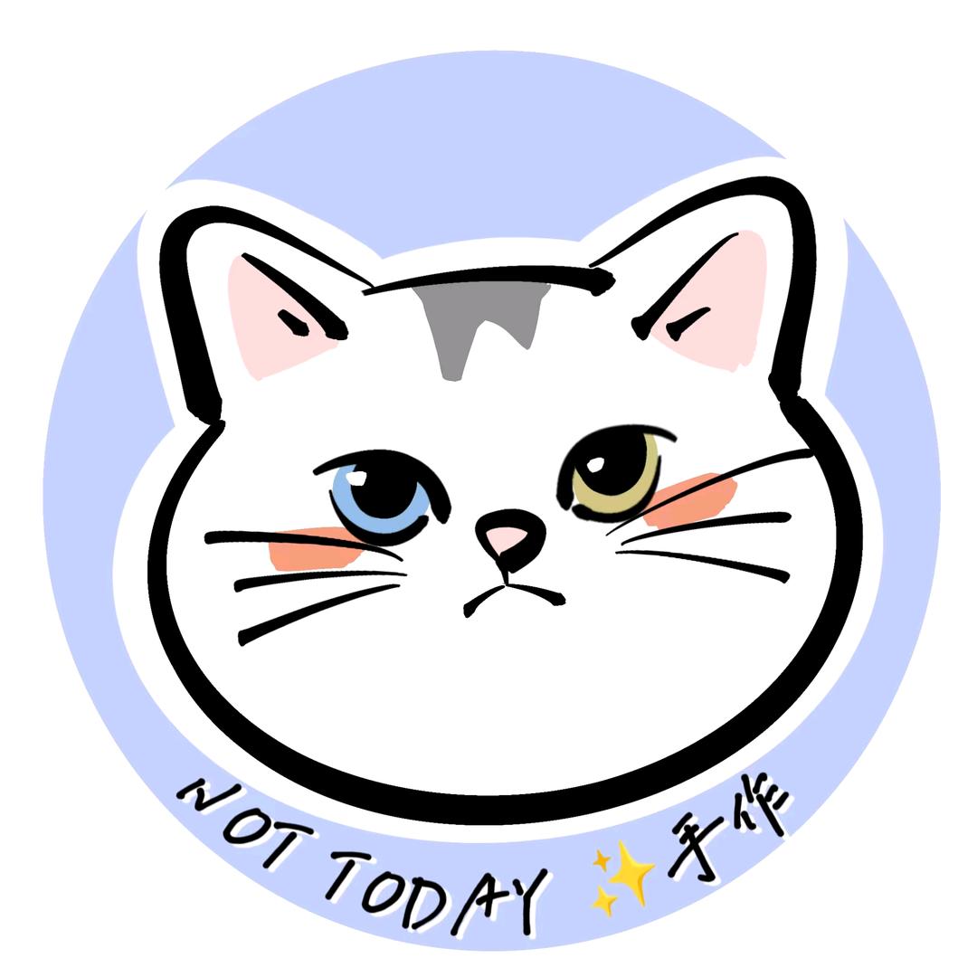 NOT TODAY✨手作