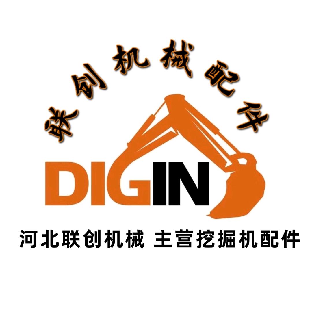 联创挖掘机配件拆解场