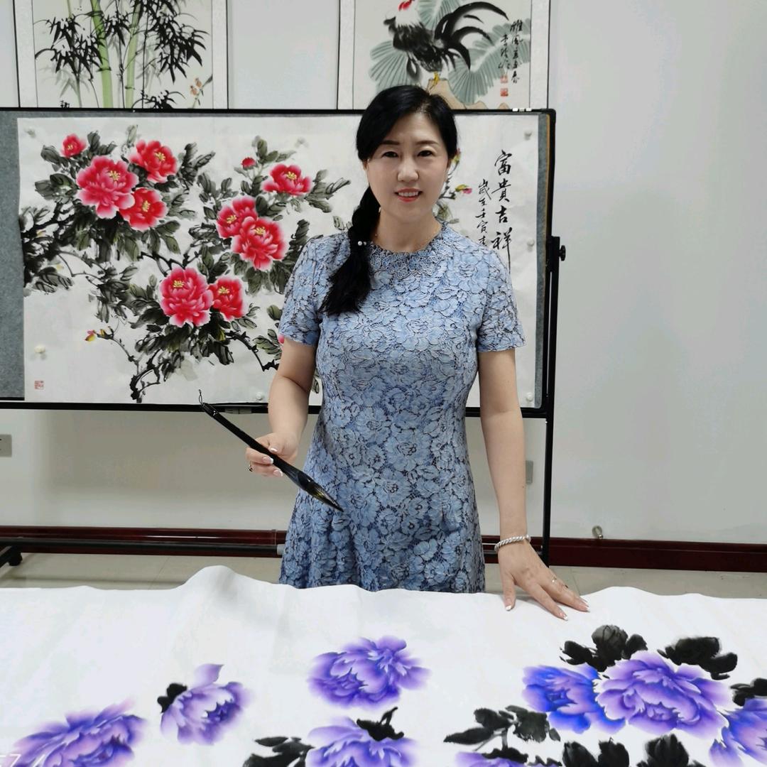 暖暖写意牡丹