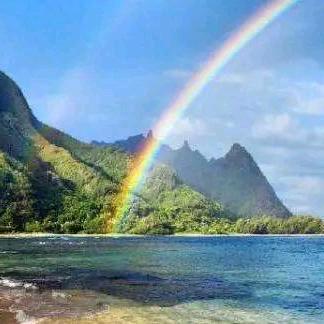 雨过天晴见彩虹