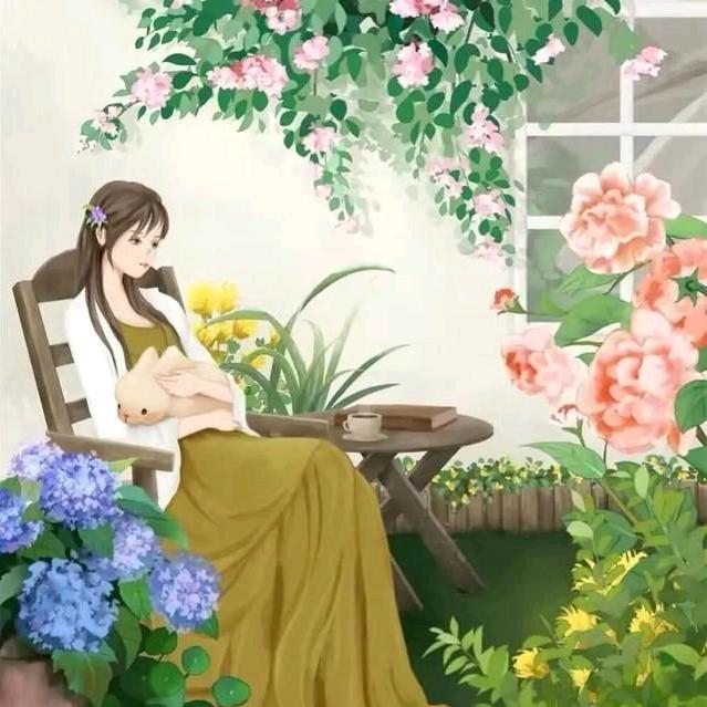 恬静淡雅.