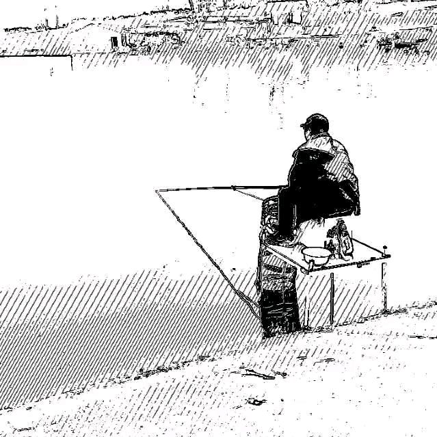 垂钓碧水间