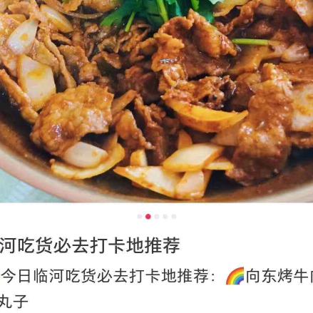 临河区向东烤牛肉氽丸子饭店