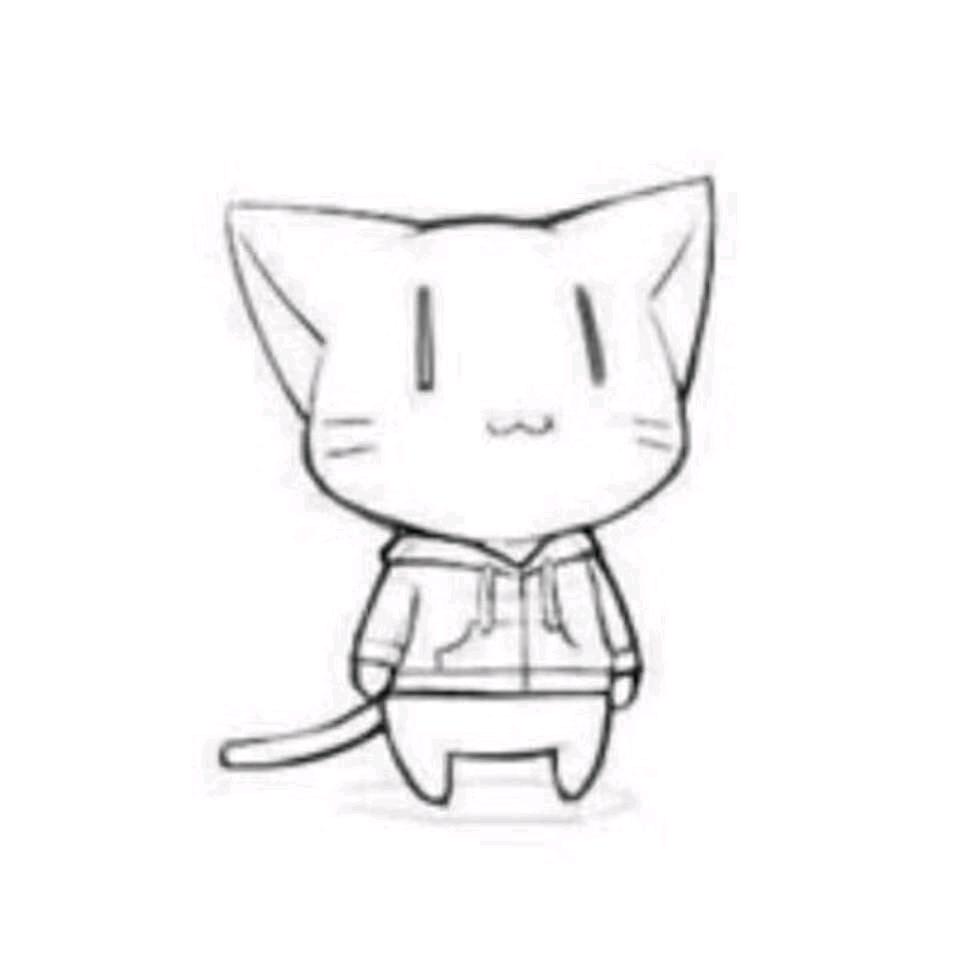 叼着鱼的大花猫。🍀