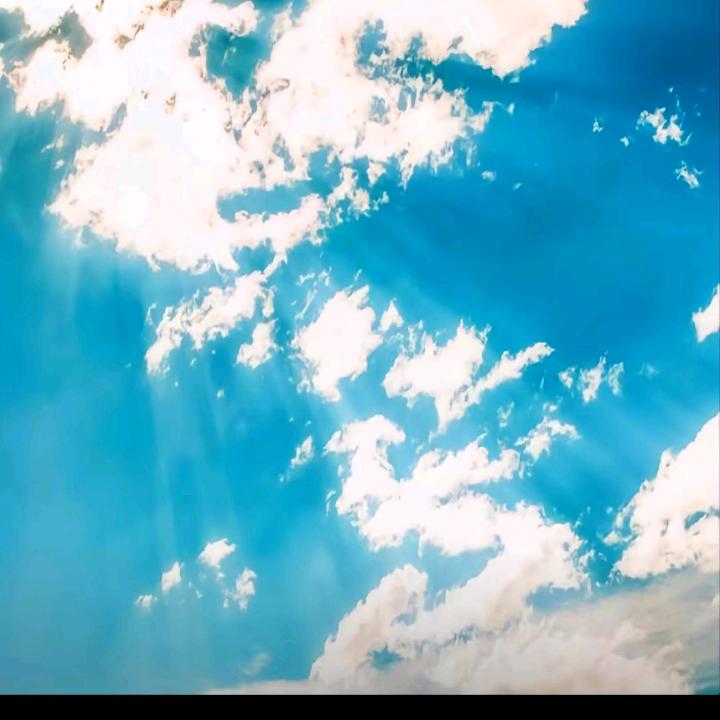 蓝天与白云