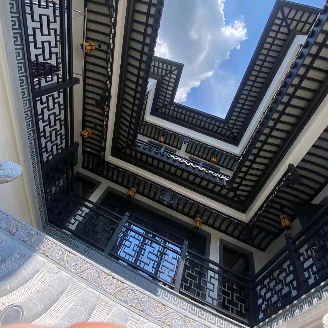 中式铝艺护栏窗花厂家