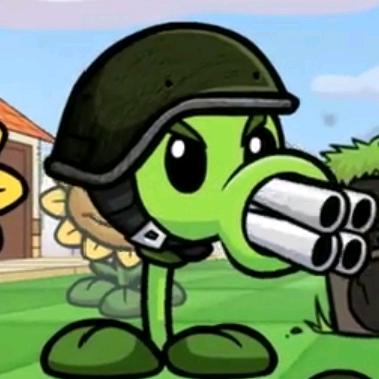 机枪豌豆（四管齐上）