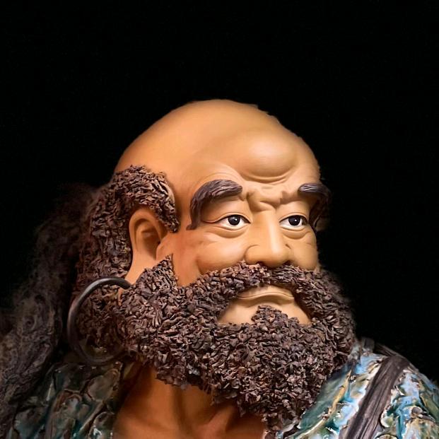 肖检 石湾陶艺公仔