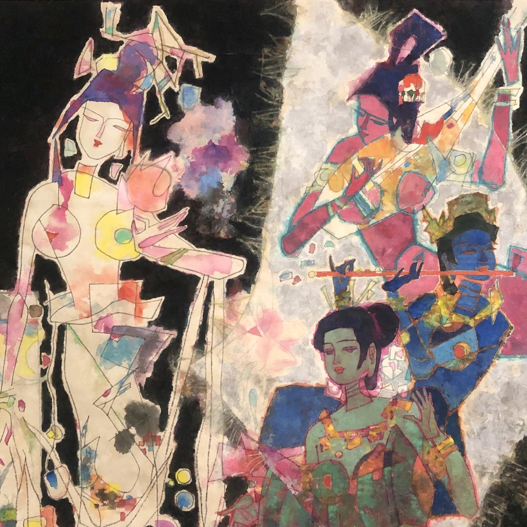 青古国画