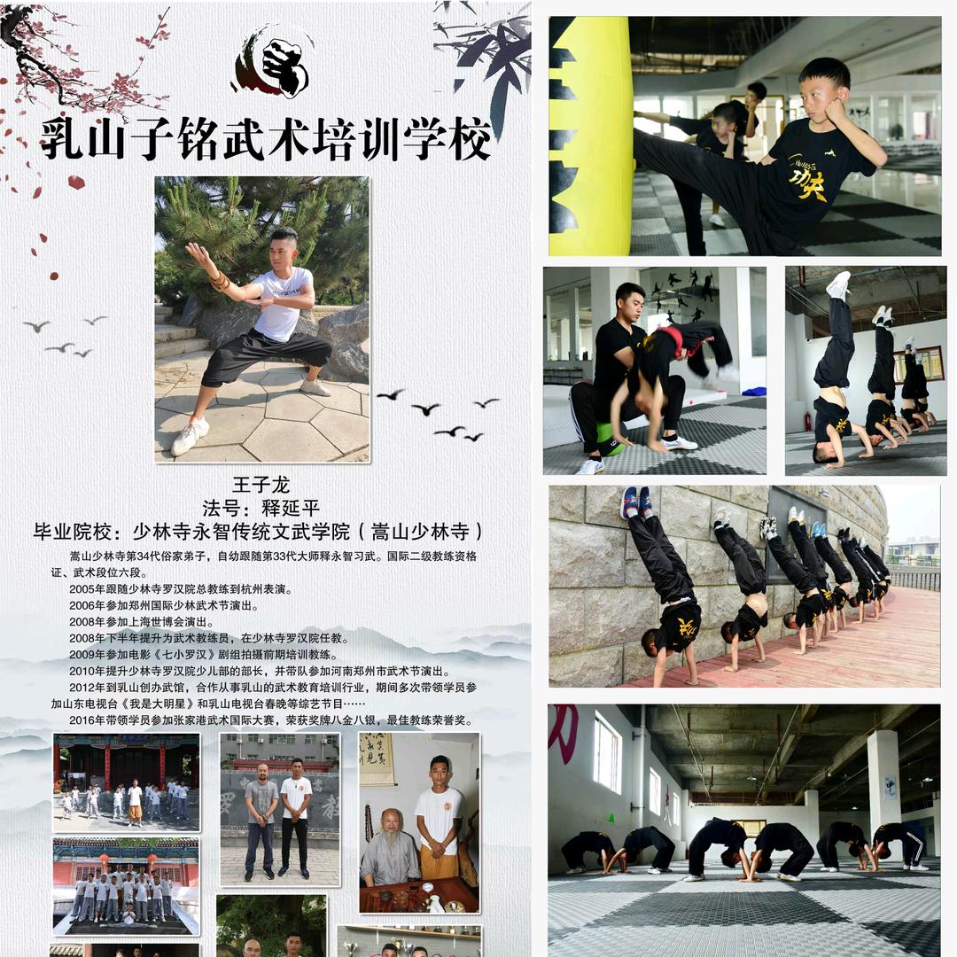 乳山市子铭武术空翻双手剑-冷老板