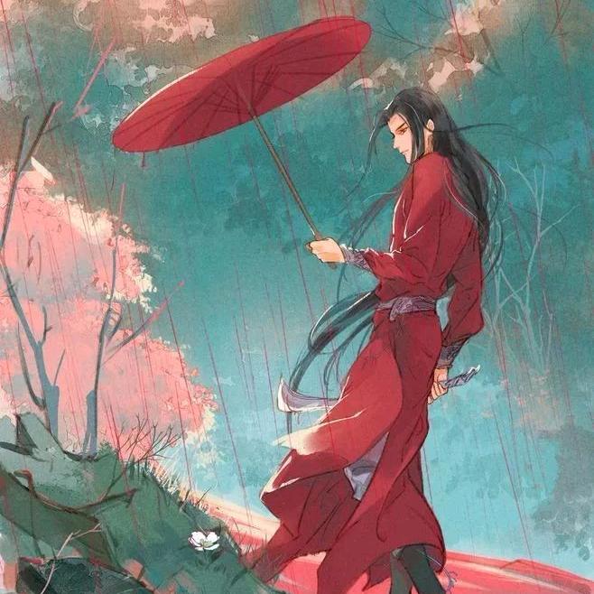 撑伞人