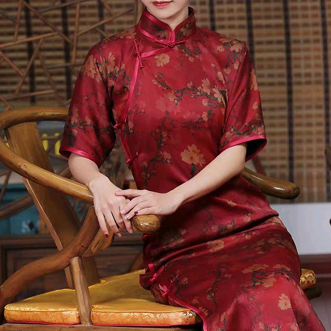 心源(老料香云纱)