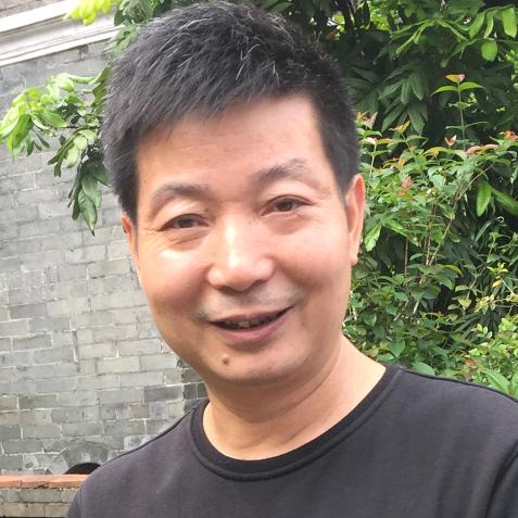 在沙头角教书法的张老师