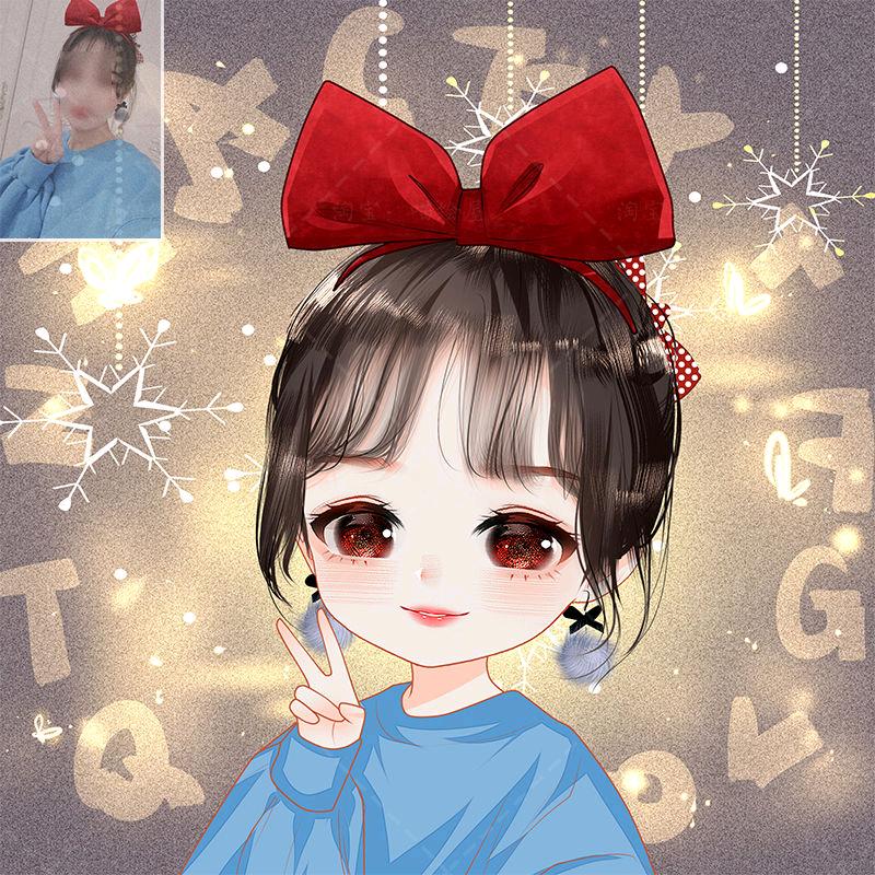 笑起来，真可爱。