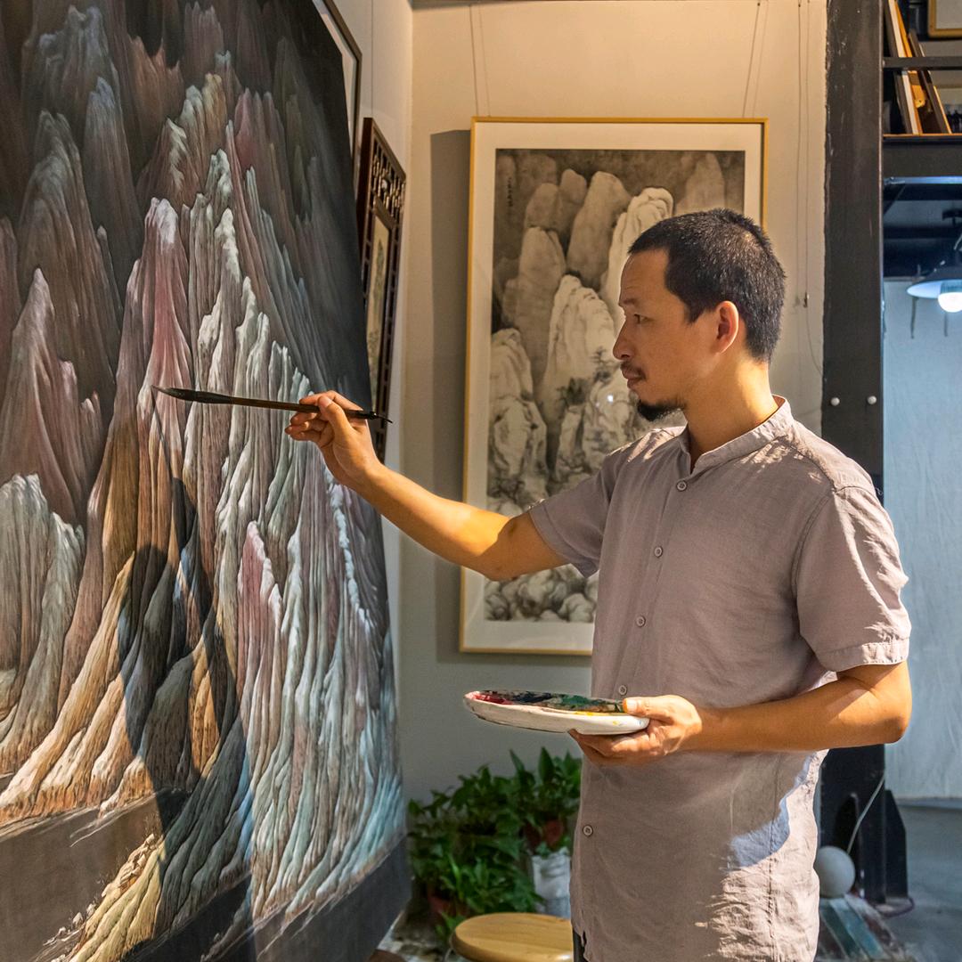 源社国画课堂（画家王飞涯）