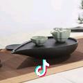 石里千秋石茶盘