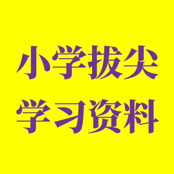 小学拔尖学习资料