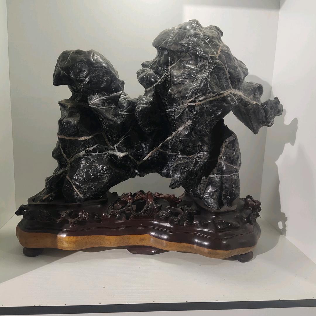 灵璧古风奇石花盆