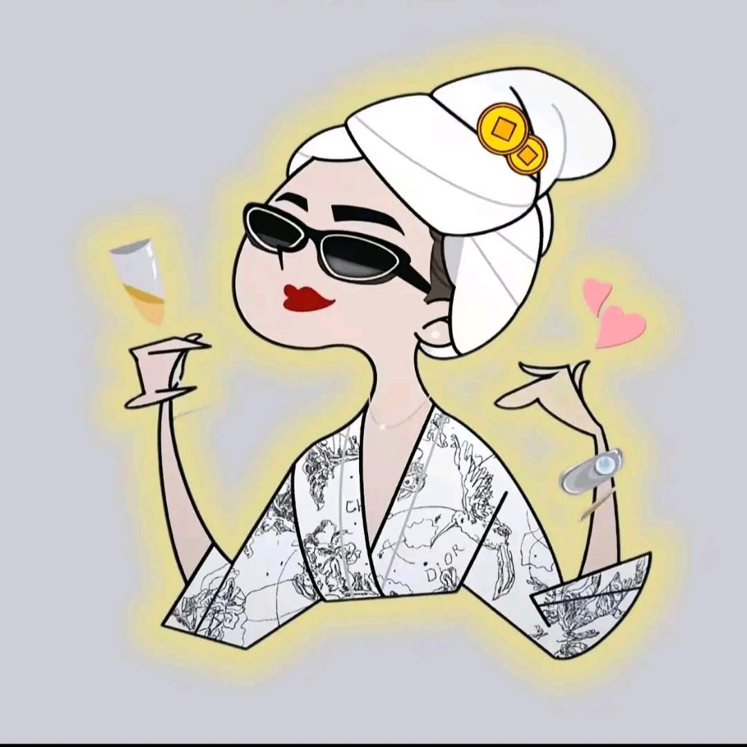 快乐就是老有钱哩。