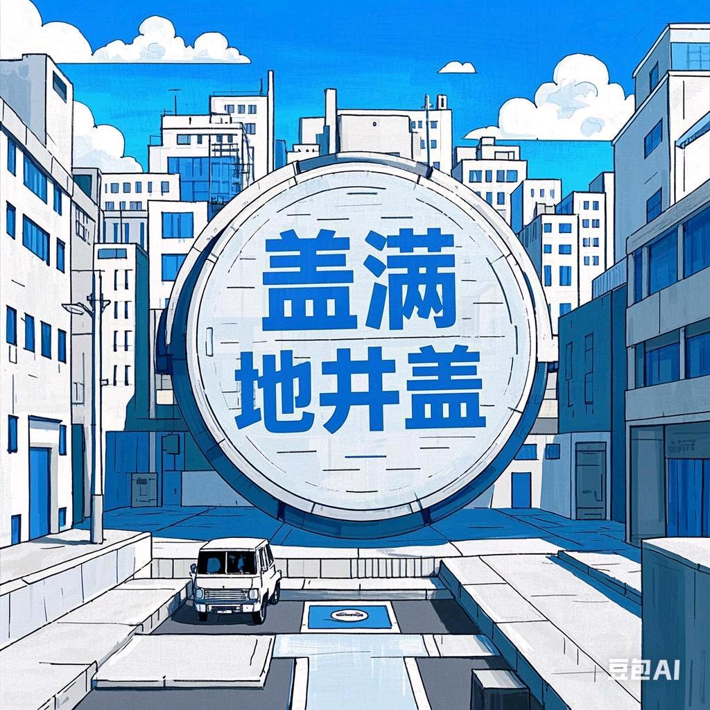 盖满地井盖