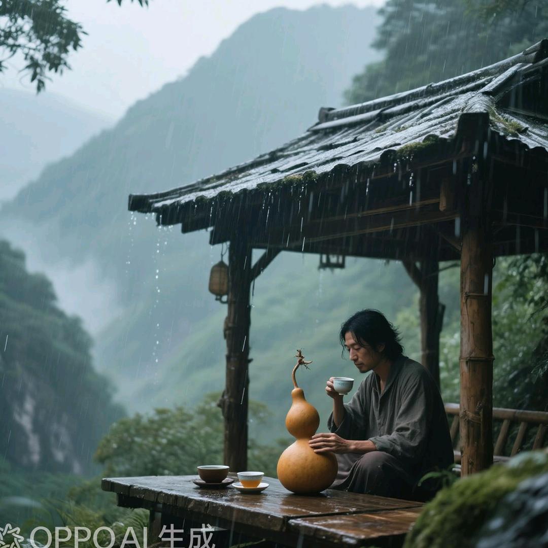 听风看雨喝茶盘葫芦