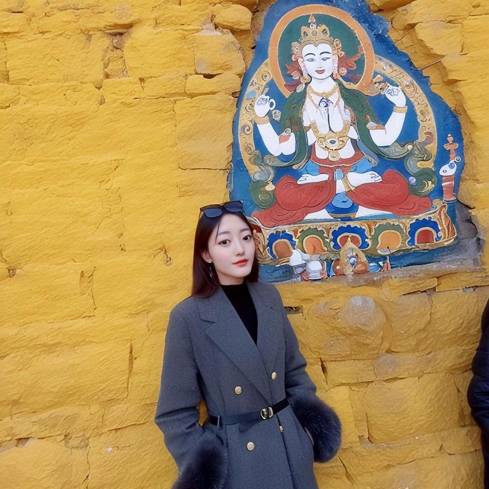 开心女孩。❤️