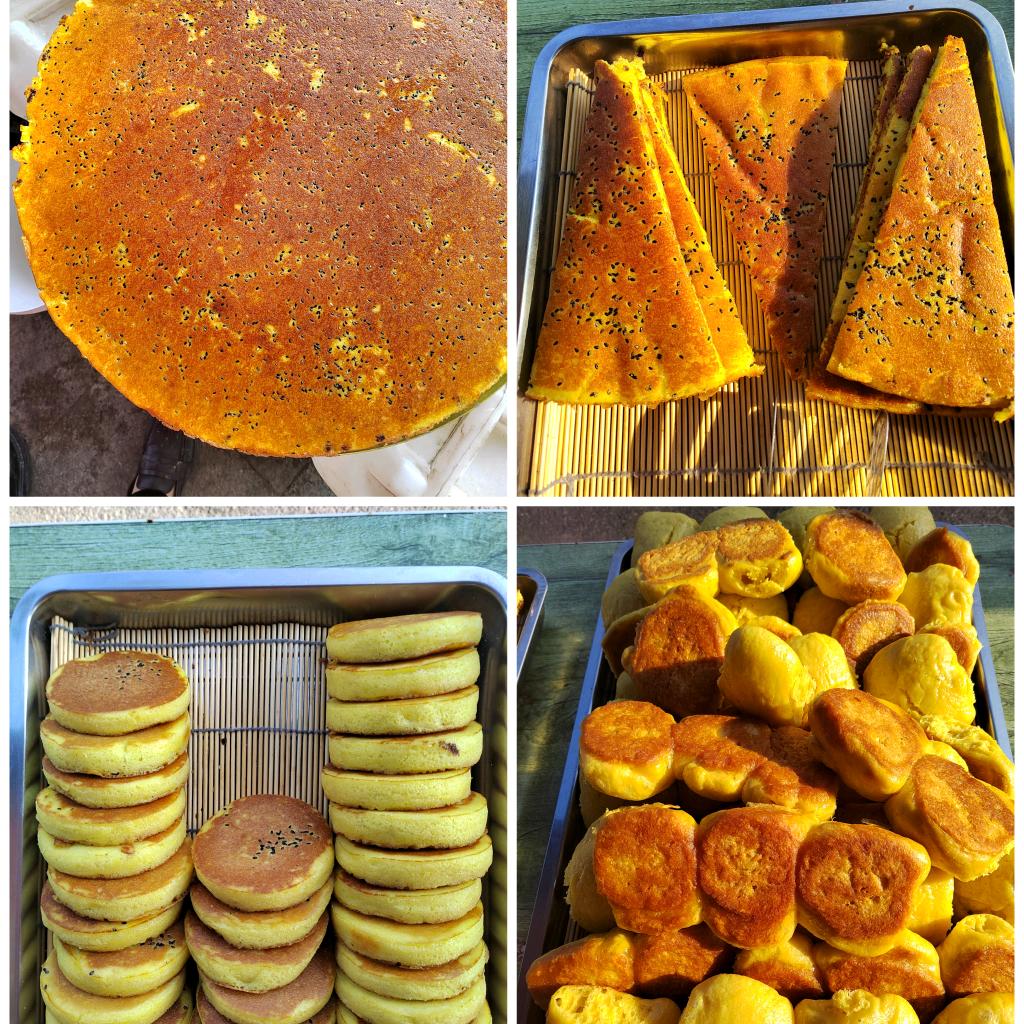 临沭首家红豆烤米糕，玉米饼，菜团子
