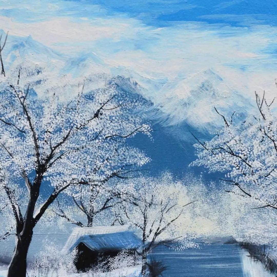 雪天风景图