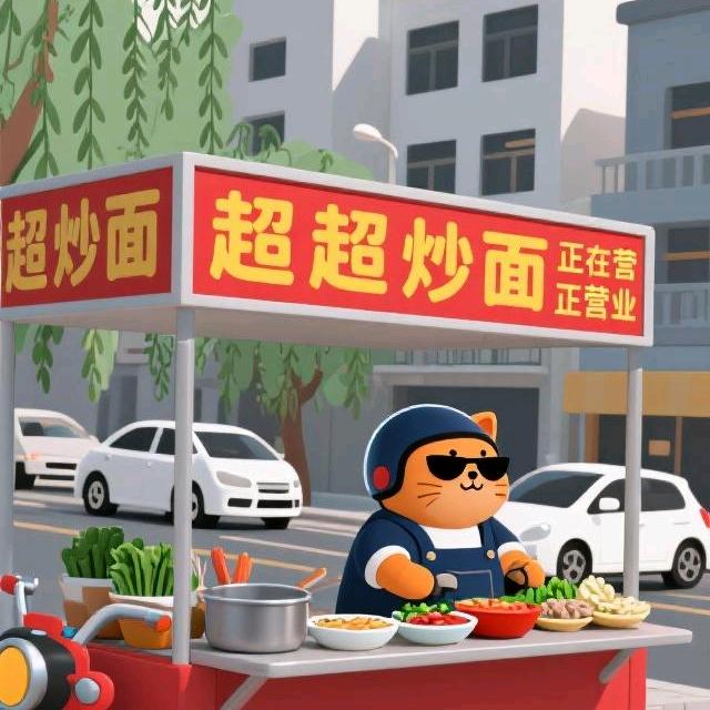 陕西凤翔时代广场超超炒面