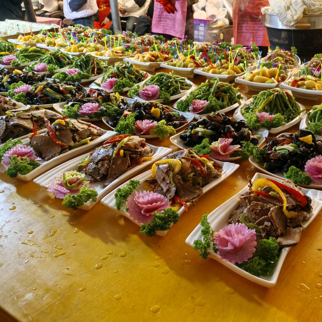 宁夏美食农村宴席