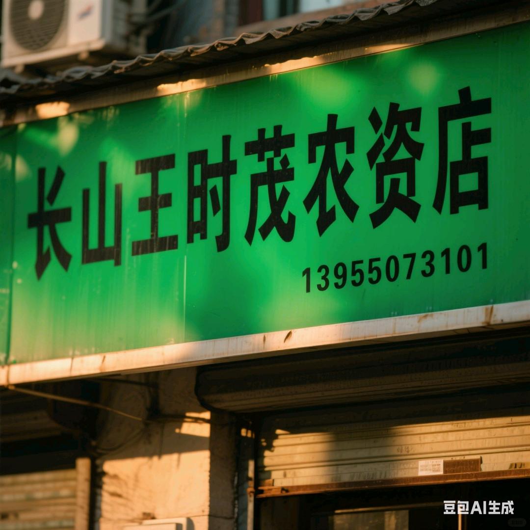 长山农资店蓝姐A