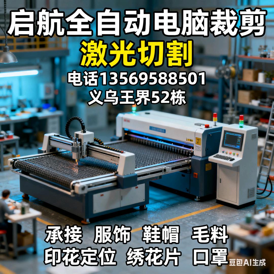 启航全自动电脑裁剪 激光切割